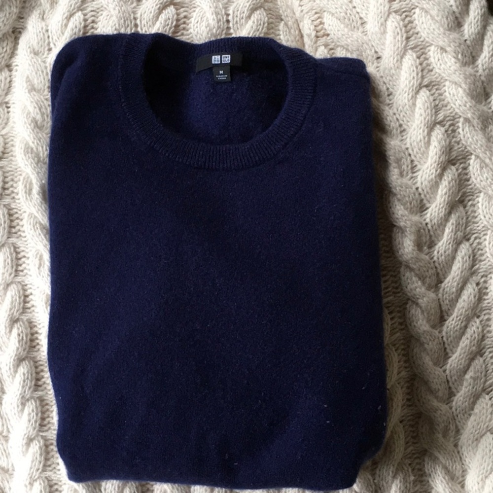 Blue Uniqlo sweater